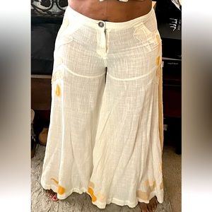 Free People Bali Wide Legged Pants, Size 29